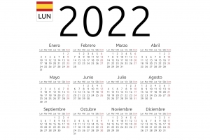 Calendario días festivos 2022