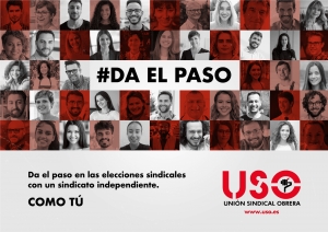 #DaElPaso: USO estrena imagen para las elecciones sindicales